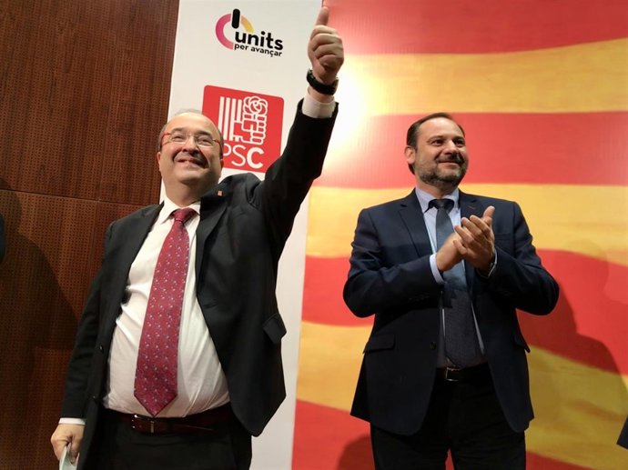 Miquel Iceta (PSC) i José Luis Ábalos (PSOE)
