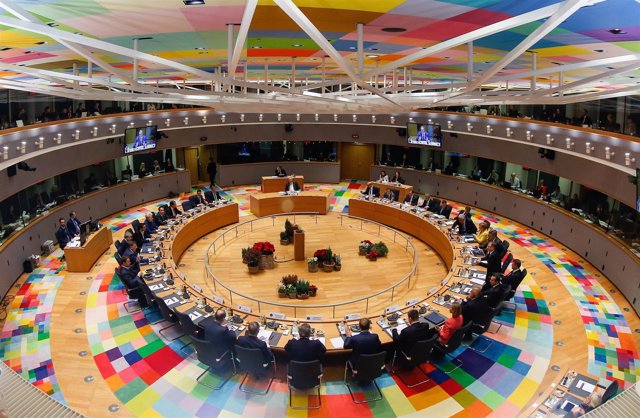 Sala de reuniones en Bruselas