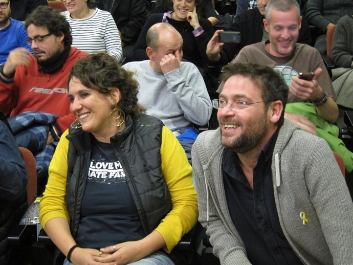 Núria Gibert (CUP) Albano Dante Fachín