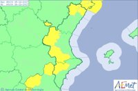 La Comunitat Valenciana está en aviso por rachas de hasta 80 km/h y posibilidad de lluvias débiles en el interior
