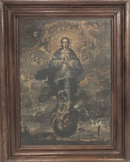 Oli de la Immaculada del Monestir de Sixena extraviat a Lleida