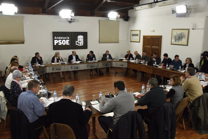 Reunión en la sede del PSOE-A sobre agricultura