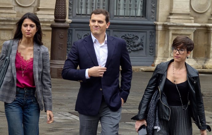 El líder de Ciudadanos, Albert Rivera, en Sevilla este viernes