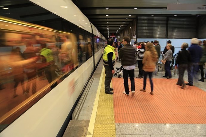 Imagen de una estación de Metrovalencia 