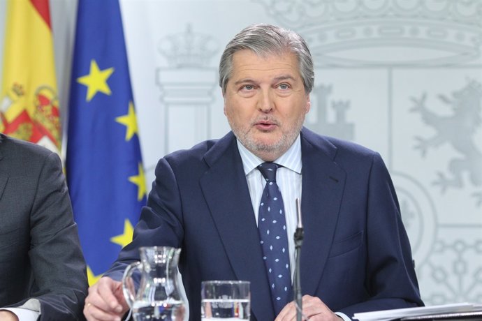 Roda de premsa d'Iñigo Méndez de Vigo després del Consell de Ministres