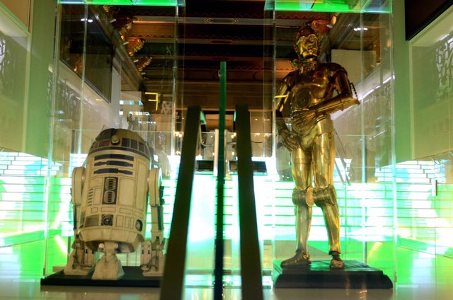 Exposición de réplicas de Star Wars de Telefónica