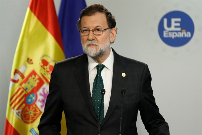 Roda de premsa de Rajoy després de la Cimera de l'Euro a Brussel·les
