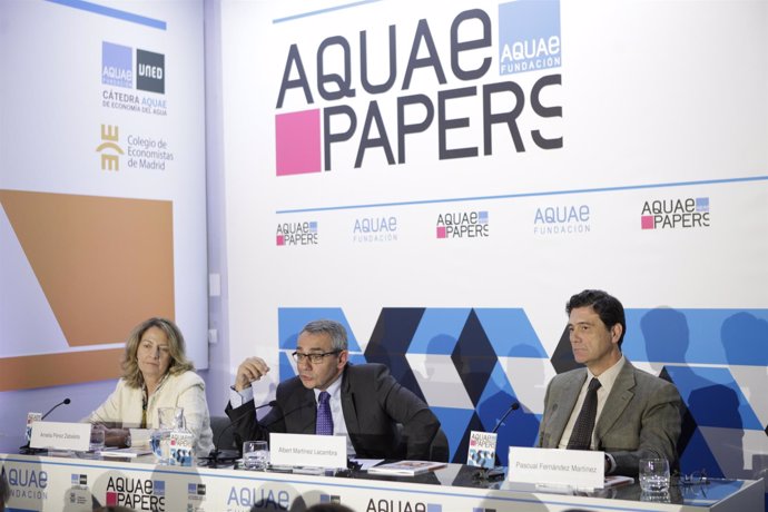 Alberto Martínez Lacambra presenta un estudio sobre agua en Aquae Papers