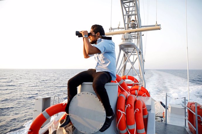 Un barco de la Guardia Costera libia