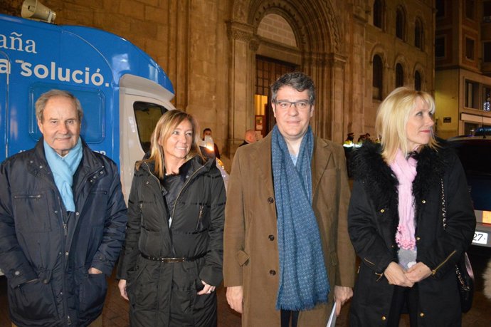 José Ignacio Llorens, Marisa Xandri, Álvaro Nadal i Inma Mans (PP)