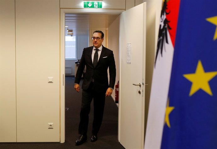 Heinz Christian Strache, líder del Partido de la Libertad de Austria (FPO)