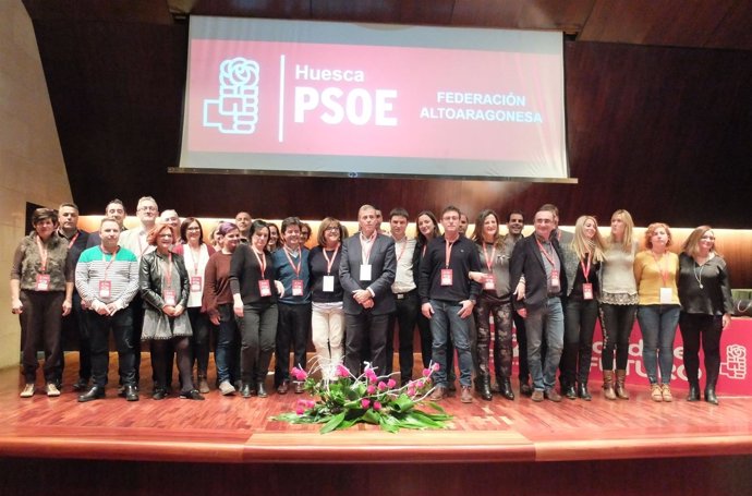 Nueva Ejecutiva del PSOE en Huesca.
