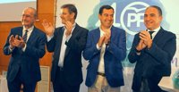 Elías Bendodo asegura que 40 años de historia del PP "han llevado a Málaga a su edad de oro"