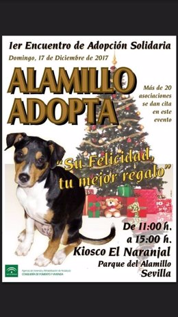 Cartel del I Encuentro de Adopción Solidaria de Mascotas