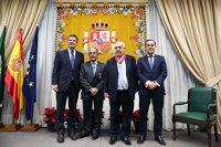 Justicia impone en Málaga distinciones al abogado Sentob Bendodo y al secretario de juzgado de Paz Juan Antonio Conejo