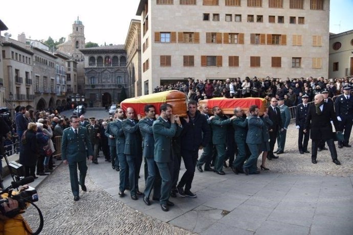 Funeral por guardias civiles asesinados