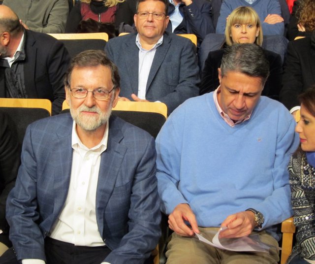 Mariano Rajoy amb Xavier García Albiol a Salou (Tarragona)