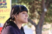 Anna Gabriel (CUP) sobre las palabras de Santamaría: "¿Dónde está la separación de poderes?"