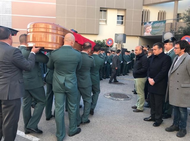 Funeral del guardia civil gaditano asesinado