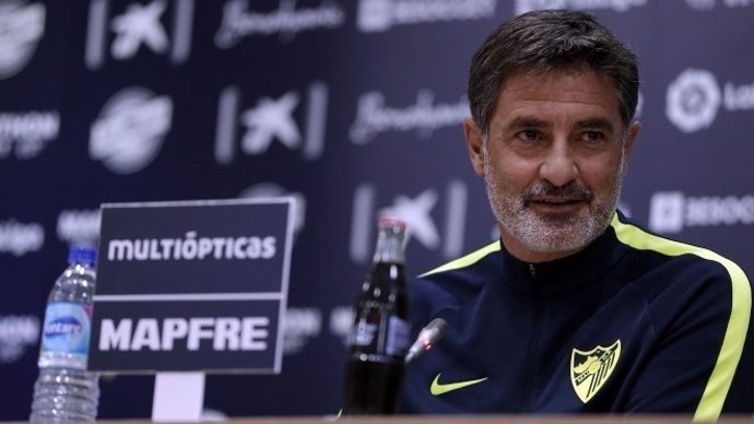 Míchel, entrenador del Málaga