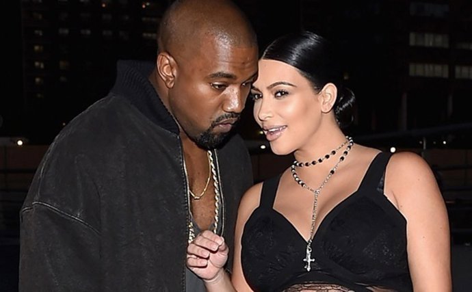 Kanye West y Kim kardashian