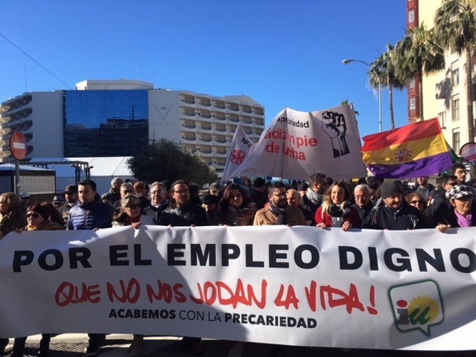 Manifestación en Cádiz