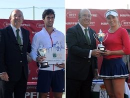 Paula Badosa y Carlos Taberner, campeones de España absolutos de tenis