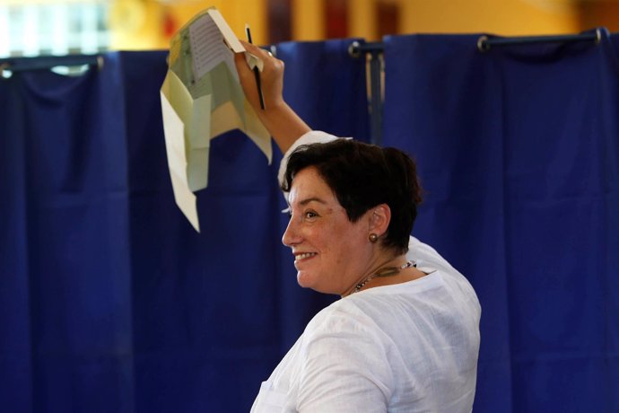 La candidata presidencial del Frente Amplio, Beatriz Sánchez