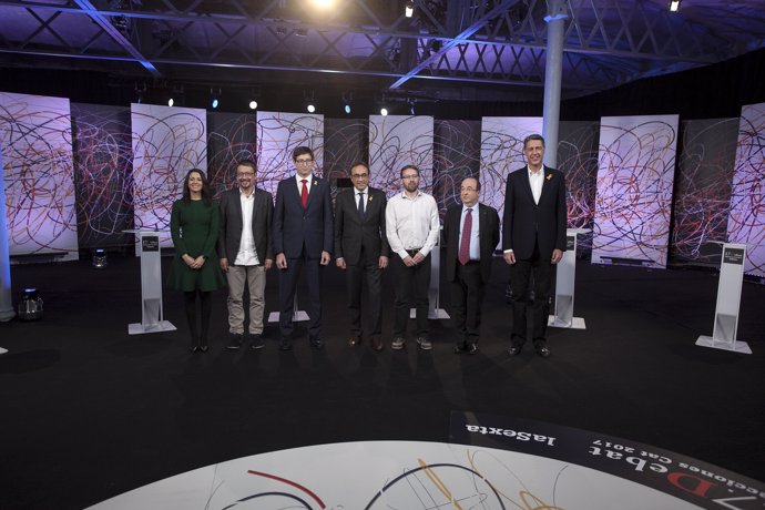Debate de candidaturas a las elecciones catalanas 2017