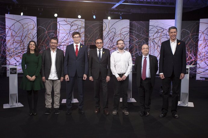 Debate de candidaturas a las elecciones catalanas 2017