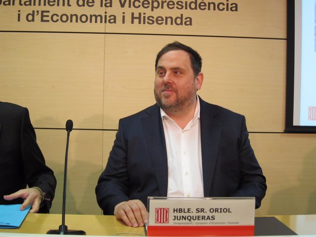 El vicepresidente Oriol Junqueras                 