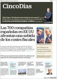 Las portadas de los periódicos económicos de hoy, lunes 18 de diciembre