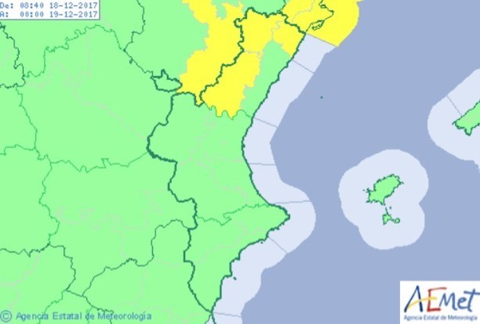 Predicción de este lunes 