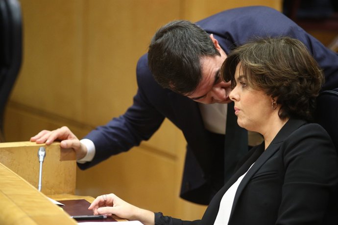 Santamaría compareix en la Comissió de l'article 155 al Senat