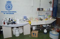 La Policía Nacional desmantela dos laboratorios de speed en Lleida y Huesca