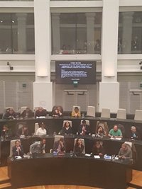 Abandonan el Pleno del Ayuntamiento de Madrid Carlos Sánchez Mato, los otros dos concejales de IU y los tres de Ganemos