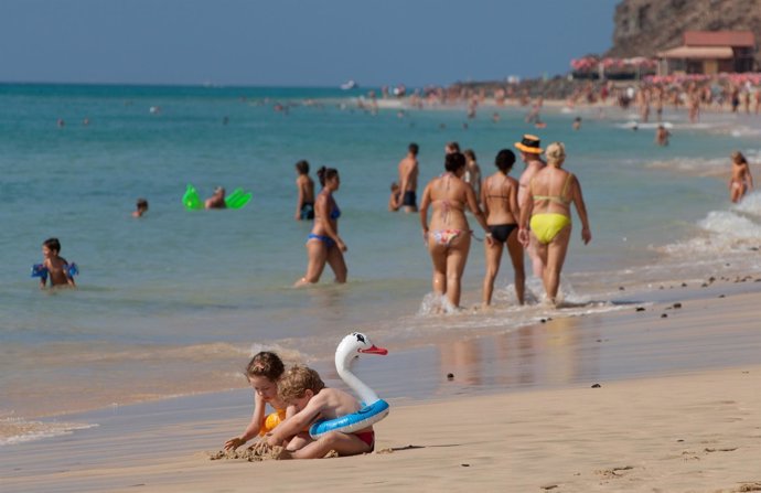 Una playa de Fuerteventura (recurso)