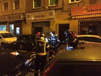 Desalojados esta madrugada vecinos de tres bloques de viviendas por un incendio en un restaurante en Latina