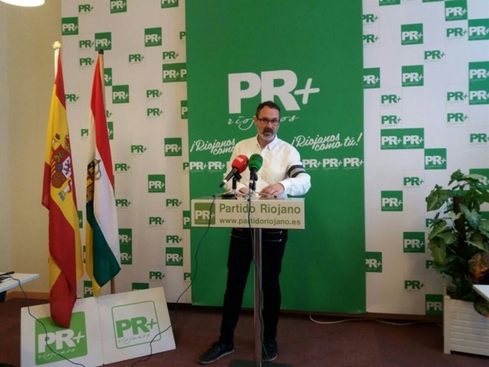 El presidente del Partido Riojano, Rubén Antoñanzas