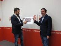 El PSOE propone un encajonamiento de la vía del tren en Cáceres para no aislar a Aldea Moret y La Cañada