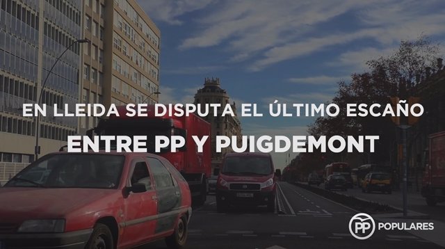 Video de campaña Partido Popular sobre el 21D Puigdemont