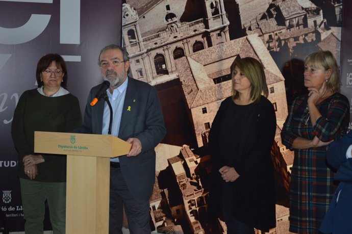 El president de la Diputació de Lleida, Joan Reñé