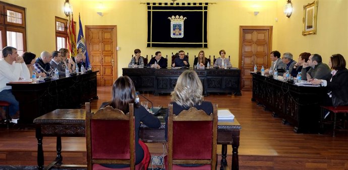 Pleno en el Ayuntamiento de Tarazona 