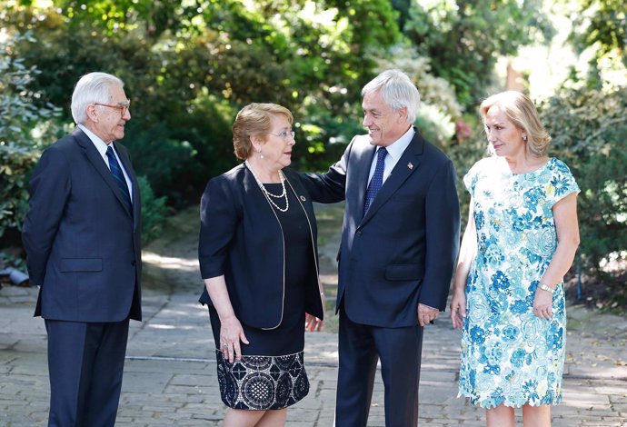 Michelle Bachelet y Sebastián Piñera