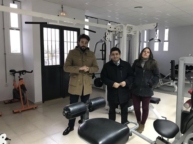 Visita al gimnasio de Garcíez