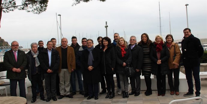 Enric Millo i Matilde Asian Amb Empresaris Turístics A Blanes