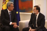 Rajoy reafirma a Lenín Moreno que trabajará para que la UE exima de visado a los ecuatorianos