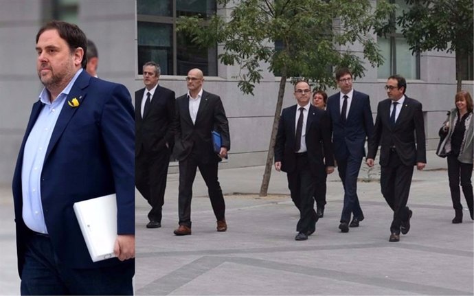 Junqueras i els exconsellers empresonats