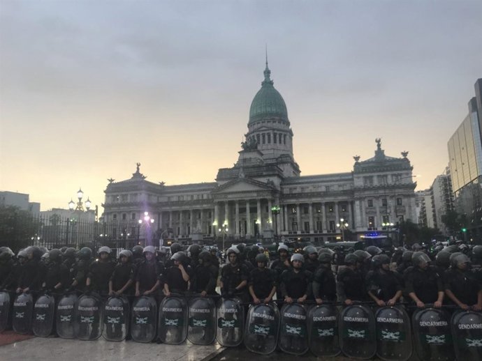 Avalots al Congrés de l'Argentina