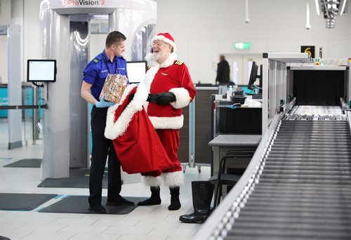Papá Noel en los vuelos de easyJet